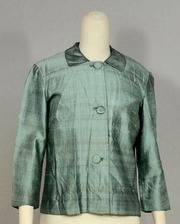 Free download 1960`s Grey Green Silk Jacket free photo or picture to be edited with GIMP online image editor